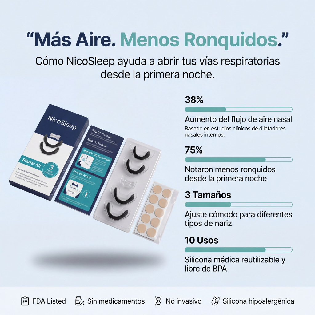 NicoSleep — Respira Mejor. Duerme Mejor.
