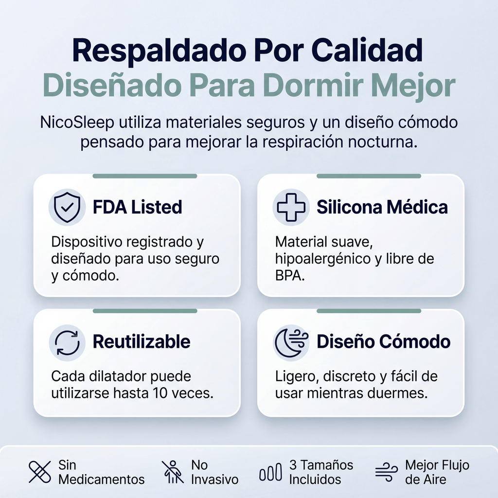 NicoSleep — Respira Mejor. Duerme Mejor.